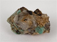 Amazonite Quartz Crystal in Microcline