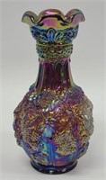Vintage Imperial Glass Carnival Loganberry Vase