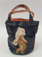 Vintage Embroidered Chief Illiniwek Bag by Pat