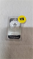 1 TROY OZ 999 FINE SILVER BAR