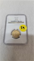1909 D $5 GOLD INDIAN HEAD COIN AU 58