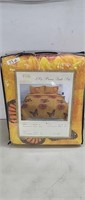 NEW Sunflower/ Butterfly King Size 3 pc Quilt Set