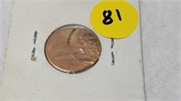 ERROR US 1 CENT PENNY