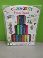 16  Color & Create Paint Sticks