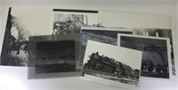 9 Vintage Black and White Railroad Photos