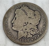 1899o Morgan dollar