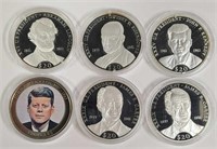 Liberia Fine Silver U.S. President Coins & Extra