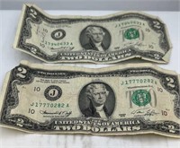 2 Bicentennial $2 bills