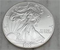 (1) 2000 American Silver Eagle