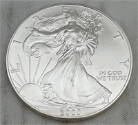(1) 2000 American silver Eagle