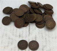 (71) 1902- 03 Indian head pennies