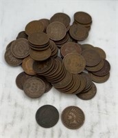 (79) 1906-07 Indian head Pennies