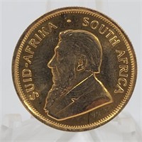 1982 Quarter Oz. South Africa Krugerrand Gold Coin