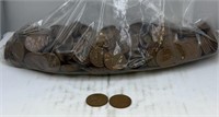 Large bag of unsearched wheat Pennies