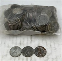 Approximately (175) 1943 steel Pennies