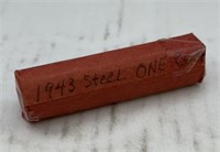 Roll of 1943 steel Pennies
