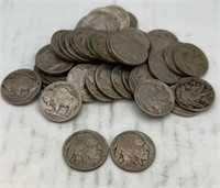 43 buffalo nickels 1936