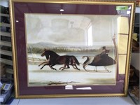 36x30 couple in sleigh picture