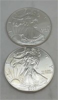 (2) 2000 Silver Eagle