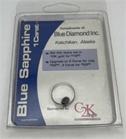 1 carat Blue sapphire