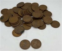 (63) 1920, 23, and 24 wheat Pennies