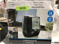 Warm mist filter-free humidifier (used)