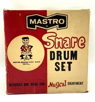 Vintage Mastro Snare Drum Set in Original Box  -
