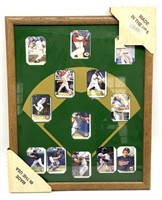 Framed Baseball Cards 17.5" x 21.5"