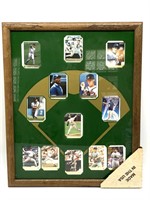 Framed Baseball Cards 17.5" x 21.5"