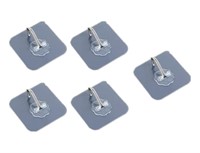 5 PACK ADHESIVE WALL HOOKS