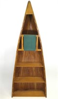 Half Canoe Decorative Shelf