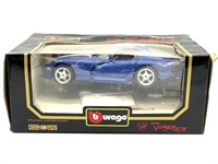 1/18 Scale Durago Dodge Viper Die Cast Car in Box