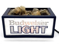 Budweiser Light Ice Clock 6” x 3.5” x 3”