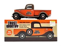 Trust Worthy 1935 Ford Pick Up Die Cast Coin Bank