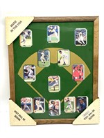 Framed Baseball Cards 17.5" x 21.5"