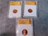 2007 Graded Lincoln Cents