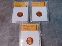 1995 Graded Lincoln Cents