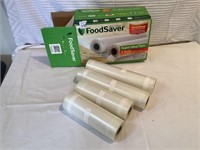 4 Food Saver Rolls