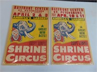 2 Shrine Circus posters