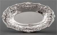 Grand Sterling Silver Repousse Tray