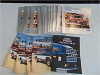 Vintage Ford F-Series sales brochures