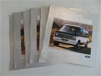 Ford 1984 Club Wagon sales brochures
