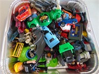 Tray of cars, games and more
