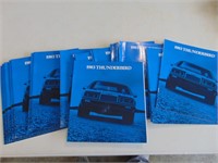 1983 Ford Thunderbird sales brochures