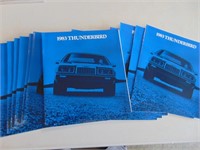 1983 Ford THunderbird Sales brochures