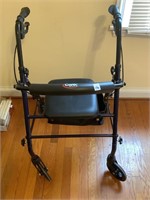 Carex Walker with Handbrakes and Seat