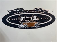 Vintage Air Car Auto Metal Sign