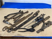 Group of Vintage Antique Tools Wrenches