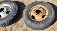 2) Dually Tires & Rims