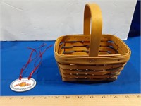 Longaberger Basket + a Welcome Tie On